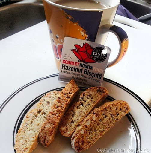 Hazelnut biscotti