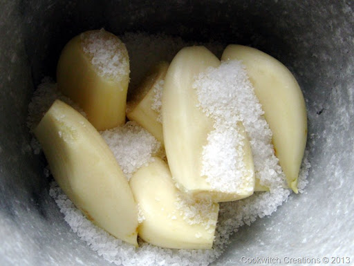 Garlic and salt