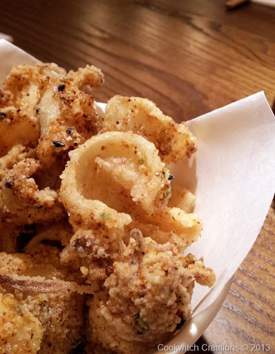 Squid with Japanese pepper