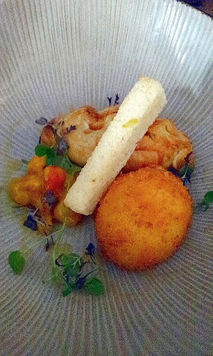 Venison pasty with crispy hen egg