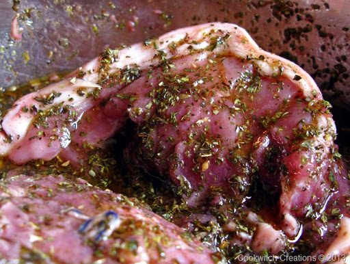 Pork in marinade