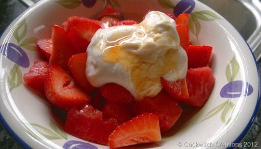 Watermelon and strawberries