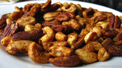 Cumin and cinnamon spiced nuts