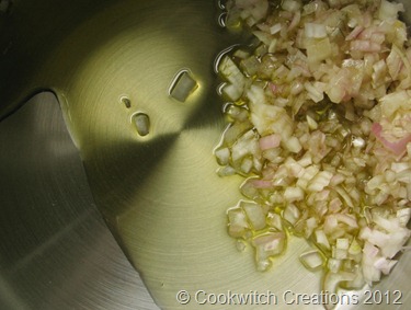 Chopped shallots