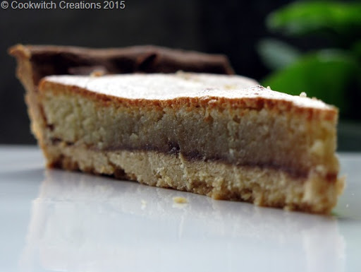 Frangipane and apple butter tart