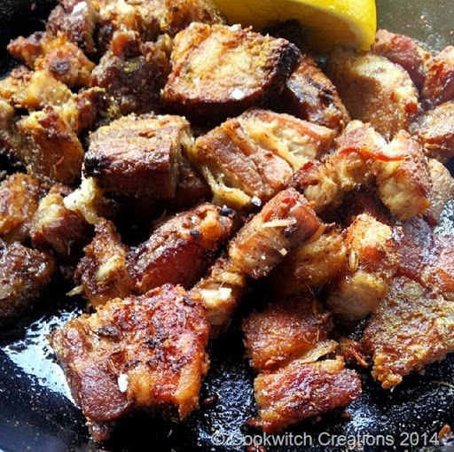 Mixed with cumin and lemon